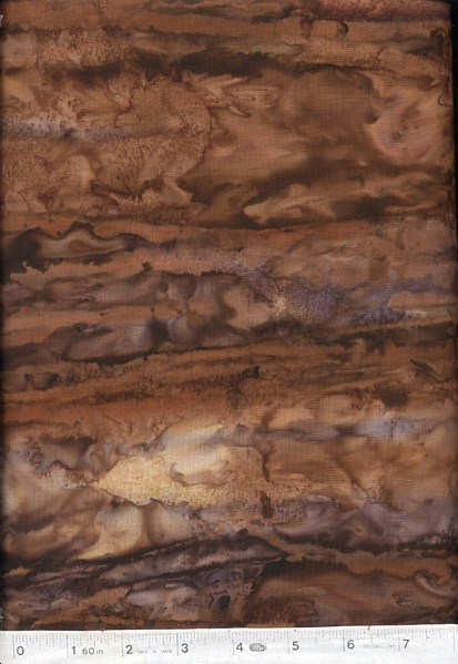 This batik fabric has the look of aged wood.